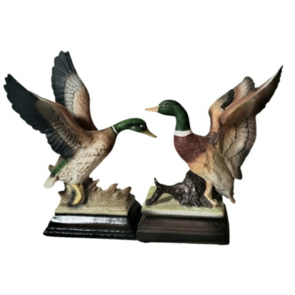 Birds In Flight Collection Porcelain Mallard Flight ' The Mallard Duck Figurines